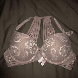 Vs pink racer back bra